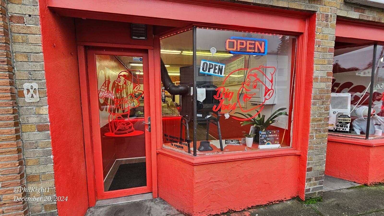 Big Joe’s Sandwich Shop — website built by Catamaran Studios
